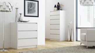 Raumhirsch Furniture Kommode Sideboard 70 cm breit (Maße 43 x 70 x 139 cm, 6 Schubladen)