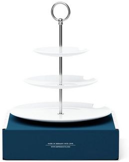 FiftyEight Products Etagere 3-tlg. weiß