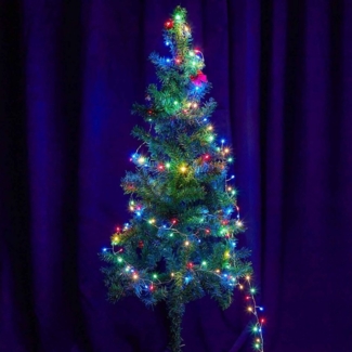 Rosnek LED-Lichterkette 3M/6M, dimmbar, für Weihnachten Hochzeit Party, Fernbedienung, USB, Timer, Garten Fest Deko