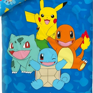 POKÉMON Bettwäsche Pokémon Pikachu Mikrofaser Bettwäsche Set 135/140x200 60x70 cm, 2 teilig
