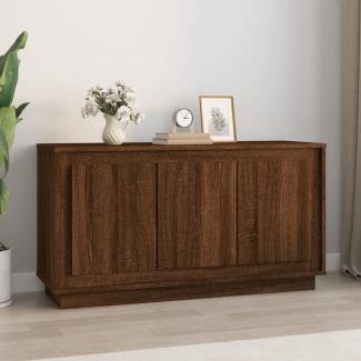 vidaXL Sideboard Braun Eichen-Optik 102x35x55 cm Holzwerkstoff 831892