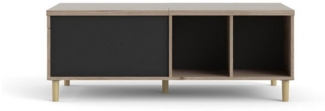ebuy24 Couchtisch Penny Couchtisch mit ausziehbarer Deckplatte und 2