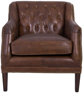 Clubsessel Blackpool Leder Vintage-Cigar