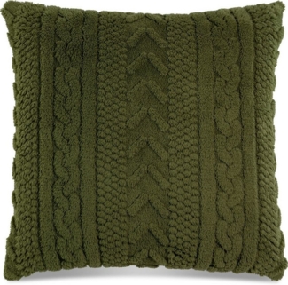 REALLaxx Dekokissen Meran, kuscheliges Sofakissen inkl. Füllung, 50x50 cm, Strickoptik