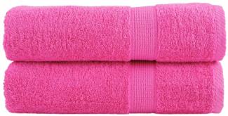 Premium-Handtücher 2 Stk. Rosa 50x100 cm 600g/m² 100% Baumwolle 137521