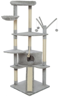 Mondeer Kratzbaum Katzenbaum, 167 cm, mit Kratzsisal