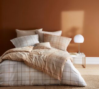 fleuresse Bettwäsche Lech 4112, Flanell, 3 teilig, Edelflanell, Baumwolle, in Gr. 135x200, 155x220, 200x200 cm