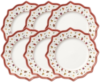 Villeroy & Boch Speiseteller Toy's Delight Speiseteller weiss 29 cm Set6