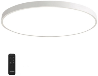 JDONG LED Deckenleuchte Flach Rund Weiß Deckenlampe 24W/36W/54W, Durchmesser 30CM/40CM/50CM, LED fest integriert, Warmweiß, für Schlafzimmer Küche Keller Balkon Büro Wohnzimmer