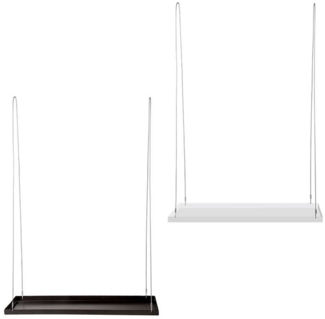 Rivanto Fensterdekoration, Hängende Pflanzentabletts rechteckig L 15 x B 58 x H 2,1 cm
