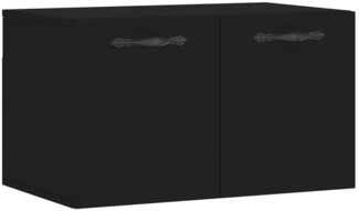 vidaXL Wandschrank Schwarz 60x36,5x35 cm Holzwerkstoff 830013