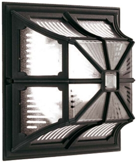 Außenleuchte, Deckenleuchte, Alu-Druckguss, Schwarz, D 30 cm