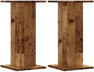 vidaXL Pflanzenständer 2 Stk. Altholz-Optik 30x30x60 cm Holzwerkstoff 3307862