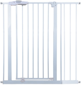 RAMROXX Treppenschutzgitter Absperrgitter weiß für 95-105cm Durchgang 110cm Hoch