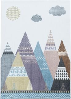 Kinder Teppich Leonardo Läufer - 80x150 cm - Multicolor