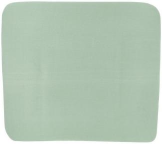 Meyco Baby Wickelauflagenbezug Uni Stone Green (1-tlg), 85x75cm