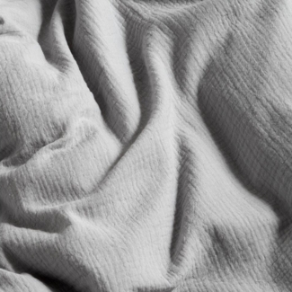 Wolkenfeld Bettwäsche Wolkenfeld Premium Musselin mit Reißverschluss, Musselin, 3 teilig, aus 100% Baumwolle – Atmungsaktiv & Weich – inkl. Kissenbezug 80x80