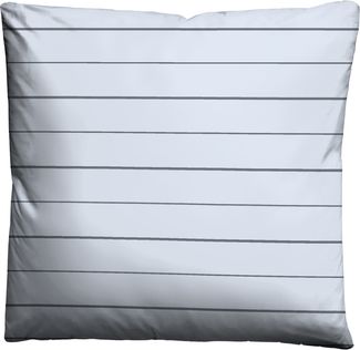 biberna 0636044 Mako-Satin Bettwäsche STREIFEN - MIX & MATCH, blau, 1x 80x80 cm