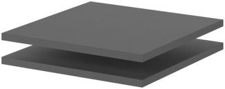 Einlegeboden Claus Anthrazit 2er Set Vicco