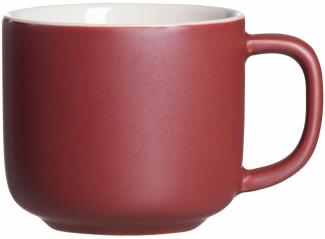 Ritzenhoff & Breker Kaffeetasse Jasper, Teetasse, Kaffee Tasse, Becher, Steinzeug, Berry / Beere, 240 ml, 420326