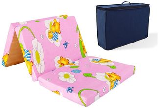 Reisebett-Matratzen Babymatratze Reisebett Klappmatratze Faltmatratze, KiNDERWELT, 6 cm hoch, (Set), 60x120 cm, 6 cm hoch