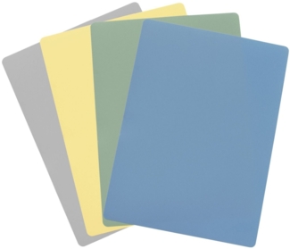 Steuber Schneidebrett, Kunststoff, (Set, 4-St), Flexible Schneidematten, Klingen-schonend