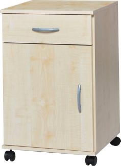 Rollcontainer Bürocontainer Schubcontainer Nachtschrank ahorn - ahorn