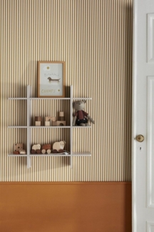 Kids Concept Wandregal Wandregal 3 Ebenen 70x70 cm grau