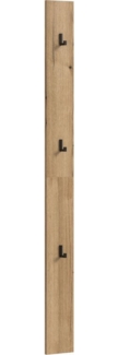 Hakenpaneel B/H/T: 15x160x2 cm in Evoke Oak Nachbildung und --