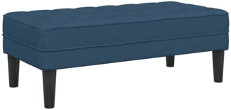 vidaXL Bank Blau 113 x 57 x 39 cm Stoff 42001942