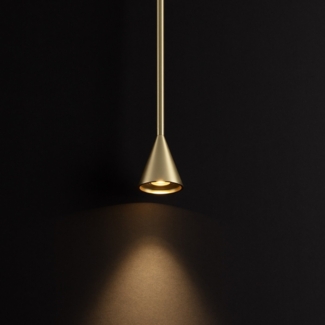 Nova Luce 9060217 NET LED Pendelleuchte 1-flammig 3000K Gold dimmbar