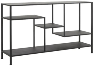 Konsolentisch YVANA von Light & Living 141x37x81 cm Regal Matt Schwarz