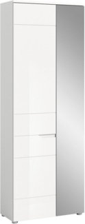 INOSIGN Garderobenschrank CAPRI, Höhe 193cm, 2 Türen, Tür mit eingefasster Griffmulde, Mehrzweckschrank, Universalschrank, Dielenschrank, Flurschrank