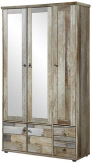 Garderobenschrank BONANZA Driftwood vintage shabby