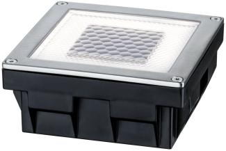 Paulmann No. 93774 Bodeneinbauleuchten-Set Solar Cube LED Edelstahl, 1er Set