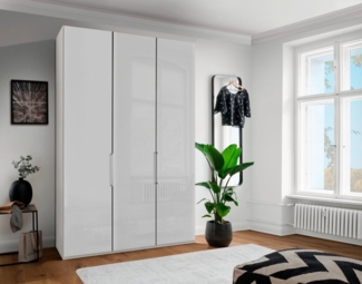 WIEMANN Falttürenschrank Monaco mit Glasfront sowie hochwertigen Beschlägen