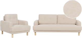 4-Sitzer Sofa Set Cord beige TUVE
