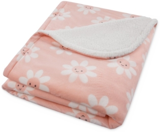 Babydecke HGHG PLUSH BLANKET, HUGGIES babywear, supersoft, mit süßem Blumenmotiv