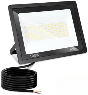 Clanmacy LED Flutlichtstrahler LED Fluter LED Strahler LED Flutlichtstrahler 1X 100W 3 Farbe, Außenstrahler