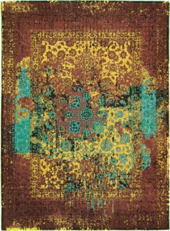 Morgenland Vintage Teppich - Manhattan - rechteckig - 200 x 150 - Gold