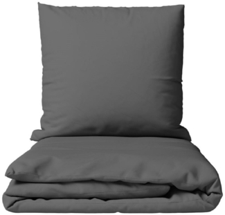 Leonado Vicenti Bettwäsche Baumwolle 135x200, 155x200, 155x220, 200x200, 200x220 oder 240x220, Renforcé, 2 teilig, Einfarbig mit Reißverschluss