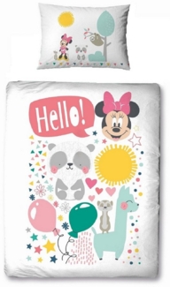 Disney Minnie Maus Baby Bettwäsche Set 100x135 cm 40x60 cm (2-tlg. )
