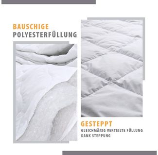 Amazinggirl Microfaserbettdecke Bettdecke 135x200 mit 80x80 cm Kissen Set Ganzjahresdecke 2. Wahl