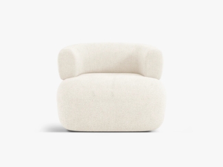 Micadoni Sessel Jenny 1-Sitzer Boucle Ascot Beige