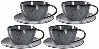 Leonardo MATERA Cappuccino Set anthrazit 8-teilig