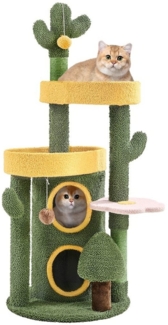Yaheetech Kratzbaum, Kaktus, Oase-Thema Moderner Katzenbaum 123 cm hoch