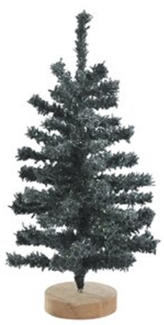 Gift Company Silva Deko-Weihnachtsbaum beflockt H30 cm grau