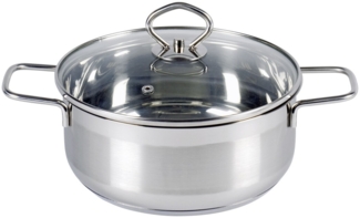 KARL KRÜGER Bratentopf Manhattan 2,2 l Ø20cm Edelstahl