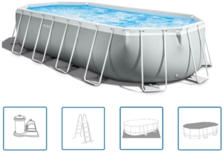 INTEX Prism Frame Pool , 610 x 305 x 122 cm, oval