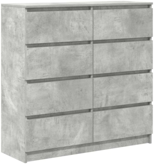 vidaXL Sideboard Betongrau 100x35x99 cm Holzwerkstoff 3328492